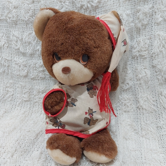 Vintage 1986 Applause Bosco Musical Bedtime Teddy Bear Plush - Picture 9 of 9